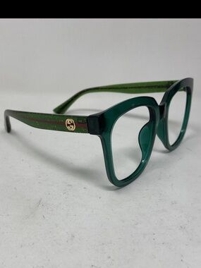 Gucci GG0239 green Glitter frame Italy